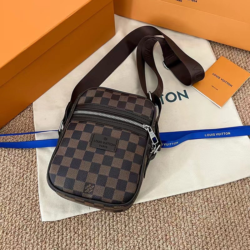 Hobo Louis Vuitton Bolso De Hombro De Cuero Deportivo Lv Crossbody Bolsos  Para Hombres Y Mujeres De Lujo De Compras Bandolera