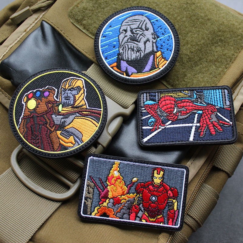 Parches De Velcro Personalizados] Parche Serie De Películas De Anime  Insignia Mochila Táctica Pegatina 三维 Bordado