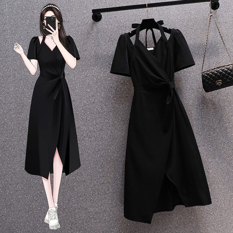 Vestido negro coreano 2025