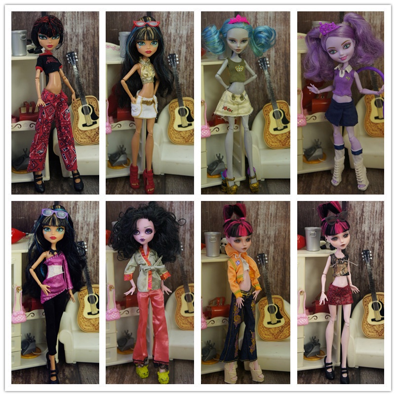 DIY Adecuado Para Ropa De Munecas Monster High School De 27 Cm Juego De Cambio De Juegos Shopee Colombia