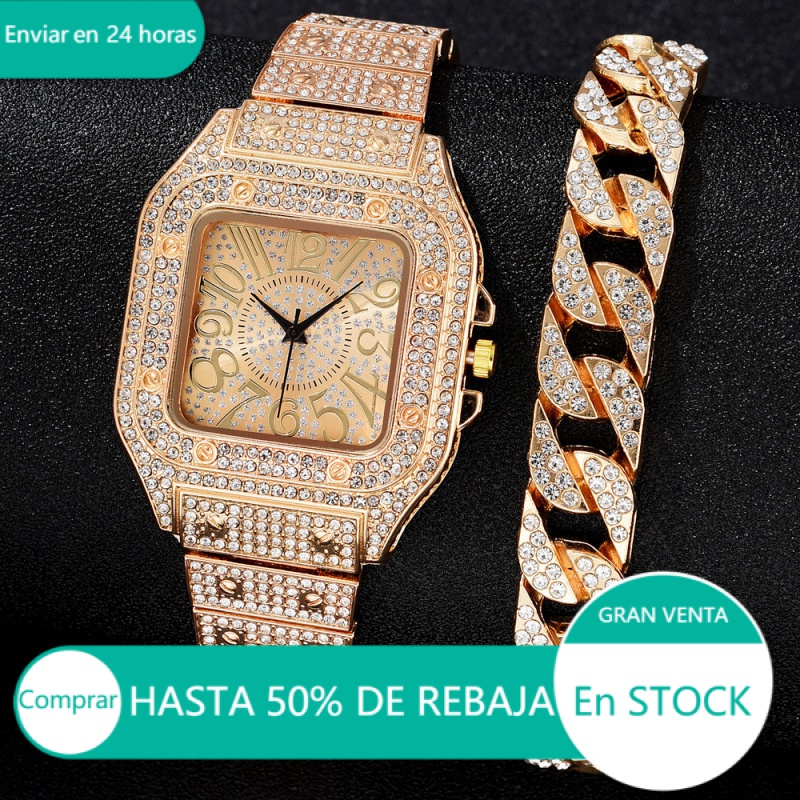 Comprar Relojes de moda para hombre, reloj de pulsera de cuarzo