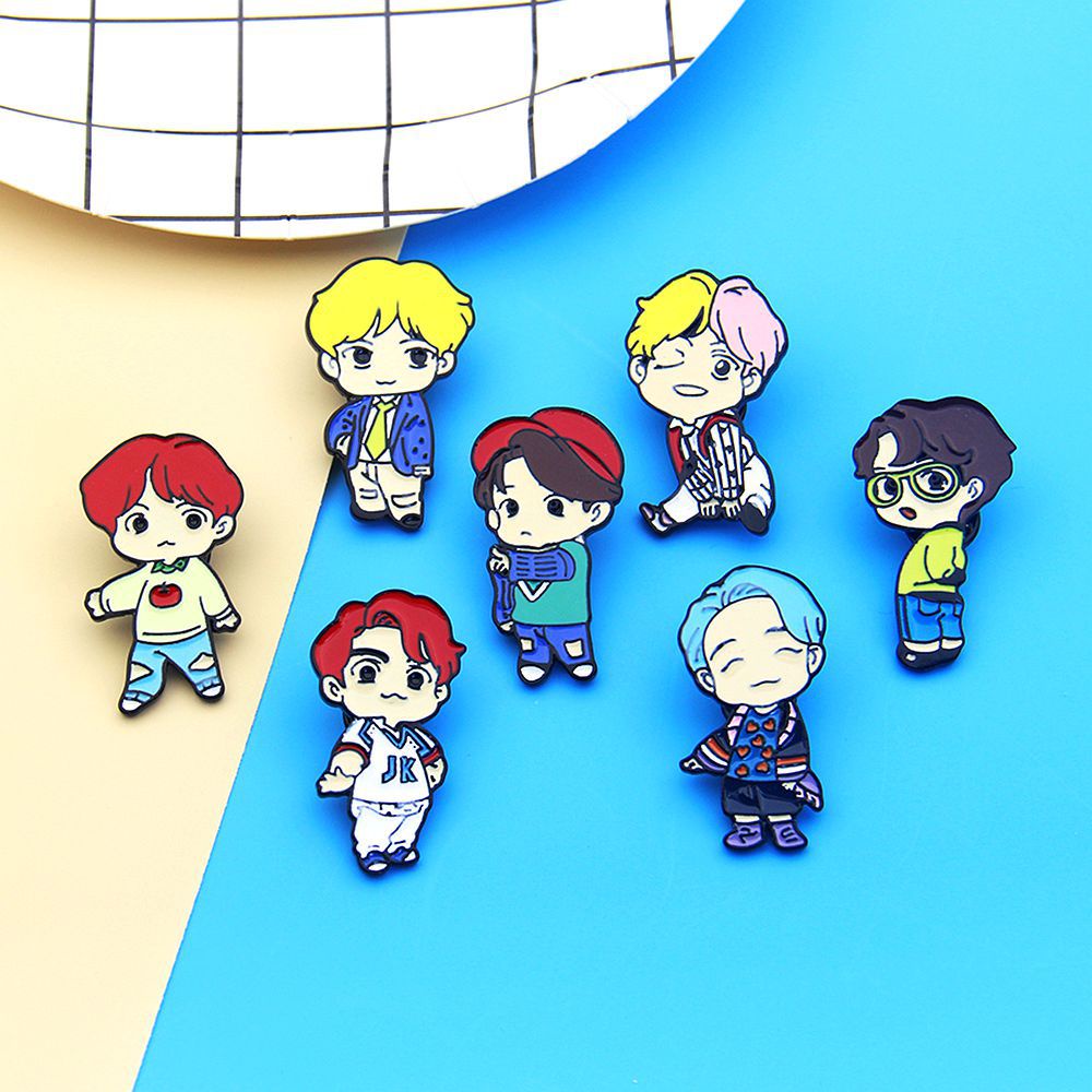 Broche BTS pins Insignia pin Decoración Juguete | Shopee Colombia