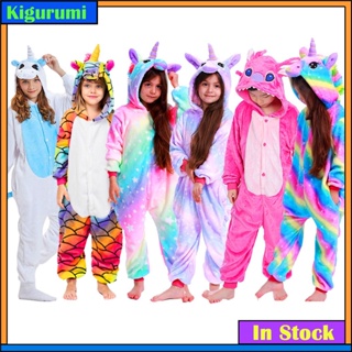 Kigumi Pijamas Panda niños niñas Unicornio pijama niños Stitch