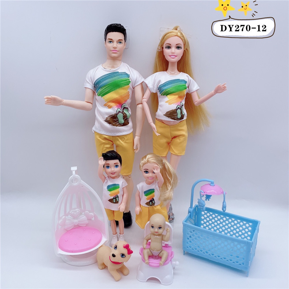 Muñeca Embarazada De 30 Cm Con Bebé En La Barriga – Juguete Con Cochecito Y Articulaciones Móviles Para Juegos De Rol