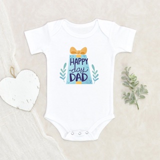 Mameluco De Impresión Del Día Padre Feliz Monos Para Bebés Recién Nacidos |  Shopee Colombia