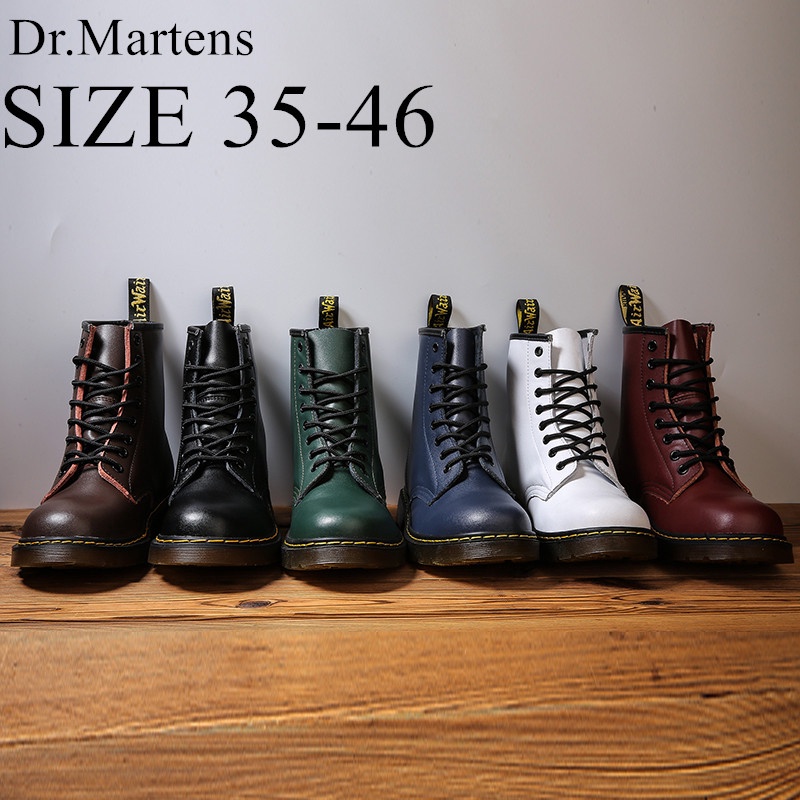 Dr.Martens Stock Listo Dr . Botas Martens Martin De Cuero Genuino Tobillo  Al Aire Libre De Alta Parte Superior Clásicas Para Hombres Y Mujeres  Generales Clásico Zapatos De Los Motor