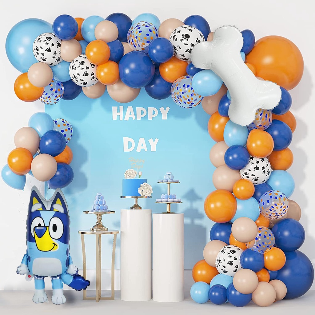 Set Decorativo para Cumpleaños Bluey y Bingo modelo 2