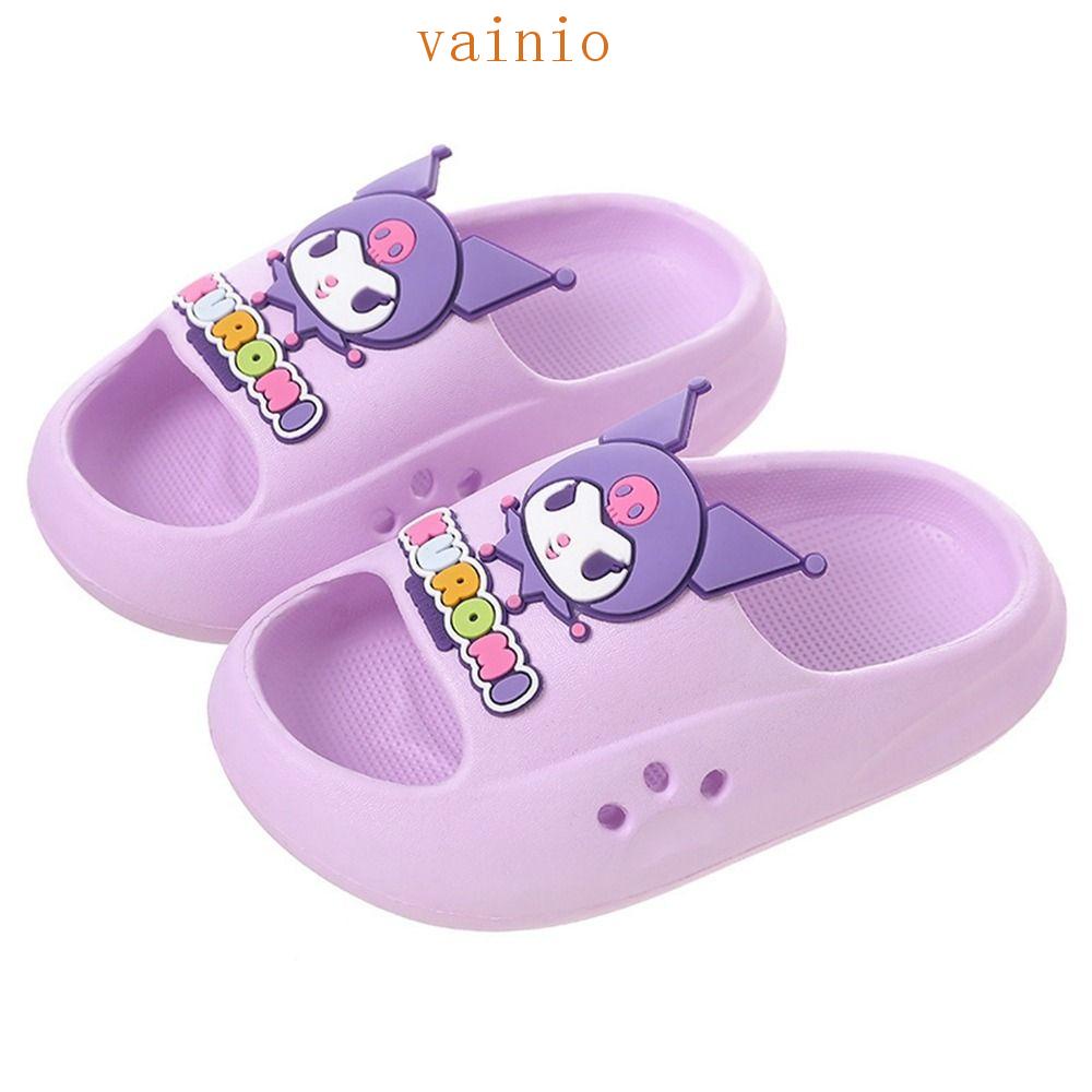 VAINIO Mujeres Zapatillas Lindo Verano Interior Playa Kuromi Suela