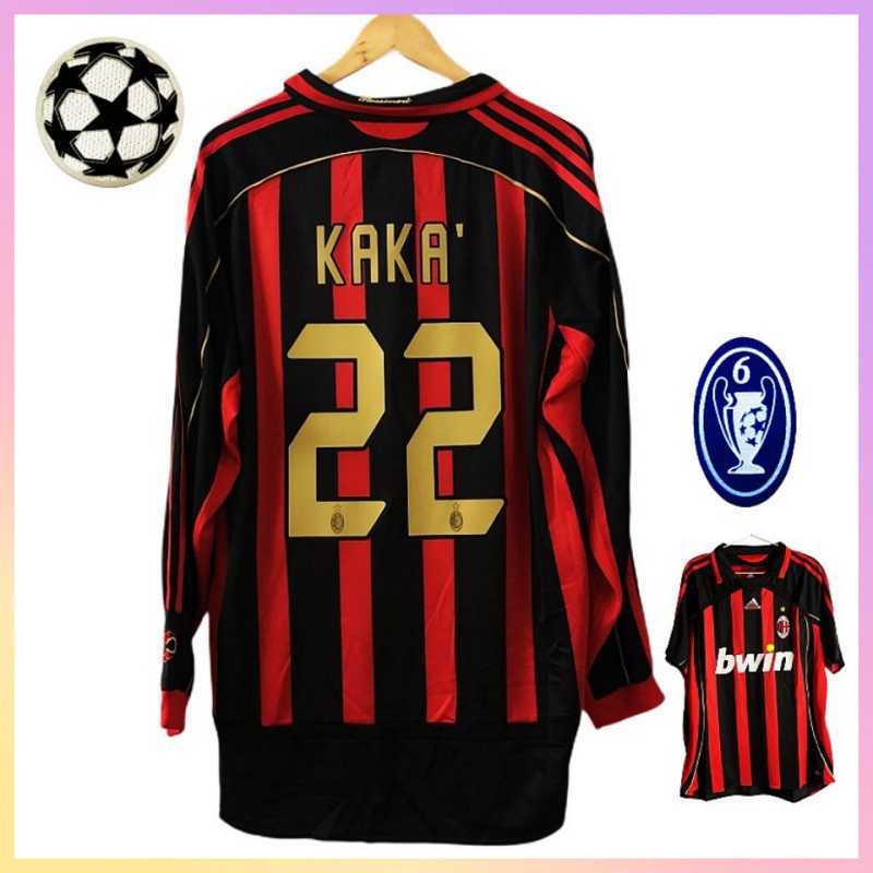 Camiseta de Fútbol AC Milan Local 2006/07 para Hombre