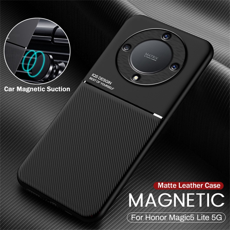 Funda Magnética De Cuero Para Honor Magic 6 Pro De Silicona A Prueba De  Golpes Coque On Honer 5 Lite 5G RMO-NX1 6.67