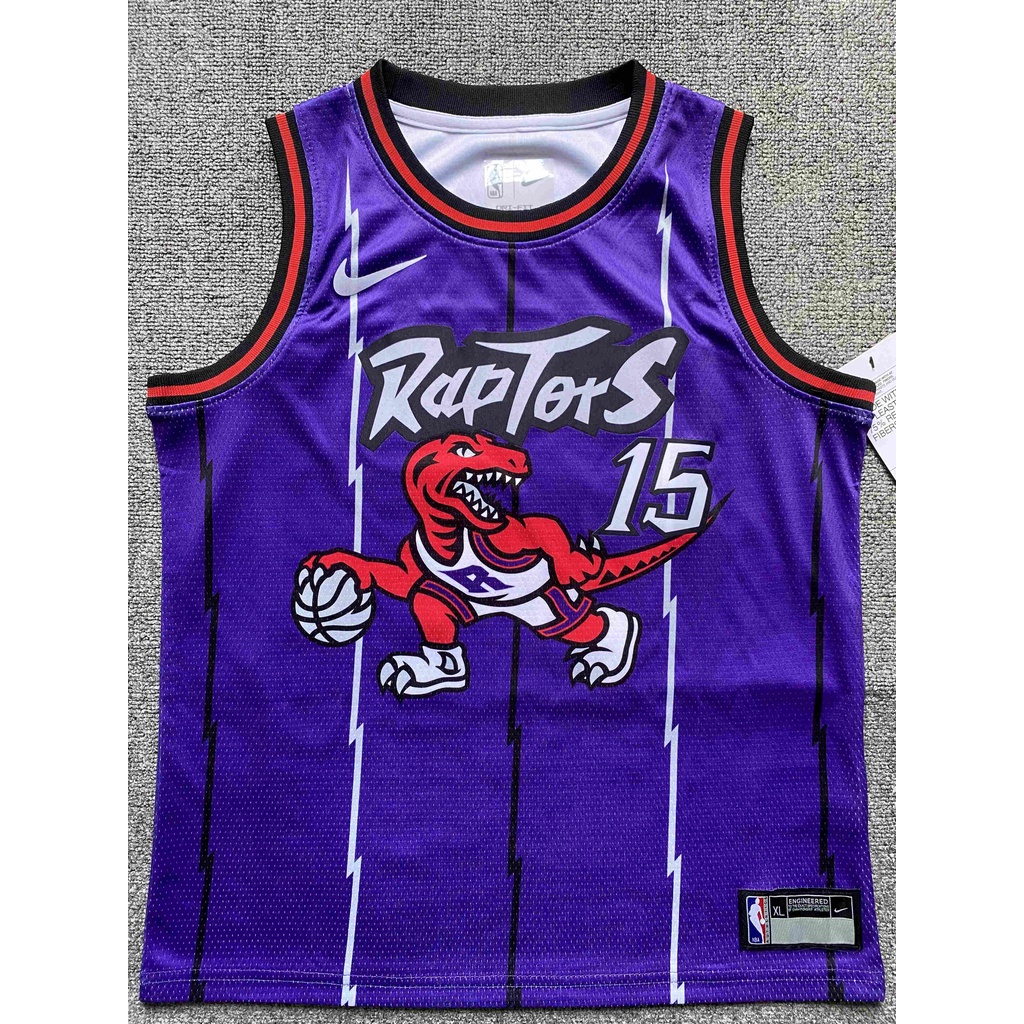 Camiseta Infantil Toronto Raptors No 15 Purple Youth Basketball Jersey Camisa Prensada Caliente Hombres Pantalones Cortos Deportivos Shopee Colombia