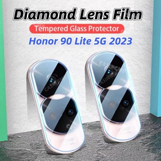 Honor 90 5G 2023 Película 2 En 1 Protector De Pantalla Para Honor90 Lite  90Lite 90Pro Pro 5G 4G 2023 Cubierta Completa De Vidrio Templado Frontal  Lente Trasera