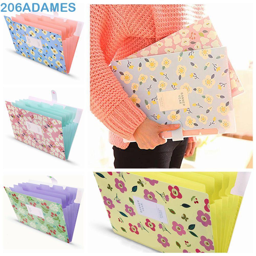 ADAMES File Folder Extensible Plástico 5 Bolsillos Organizador De ...