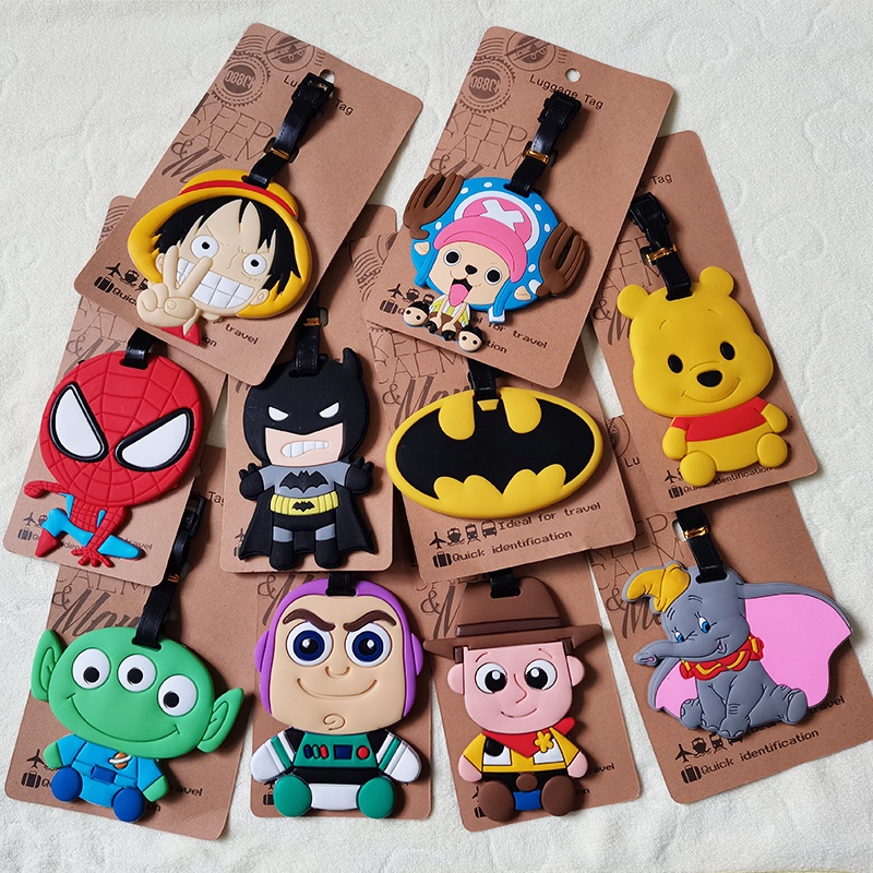 Dibujos Animados Tom Rojo Coche Batman Luffy Etiqueta De Equipaje ...