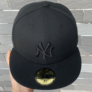 MLB New Era NE Classic York NY Yankees Hombres Mujeres Gorra De Béisbol  Unisex Con Correa Ajustable (Negro)