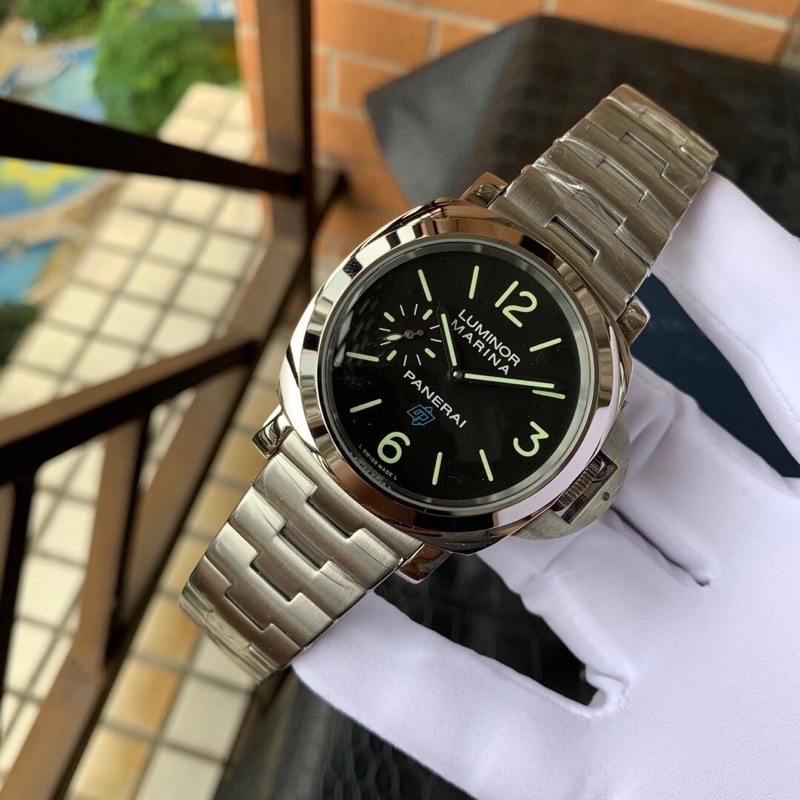 Panerai Espejo De Cristal De Zafiro 45mm 14mm Con Hebilla De