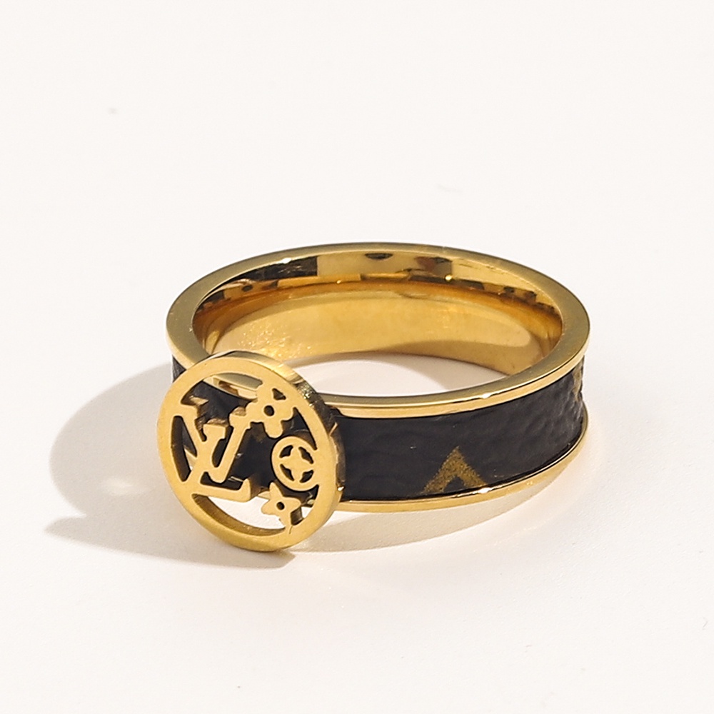 Louis Vuitton Anillo Para Las Mujeres Fresco Simple Estilo Coreano Letra LV  Dedo Anillos Pareja Versátil Creativo Oro Plata 925 Cincin Accesorios De  Joyería