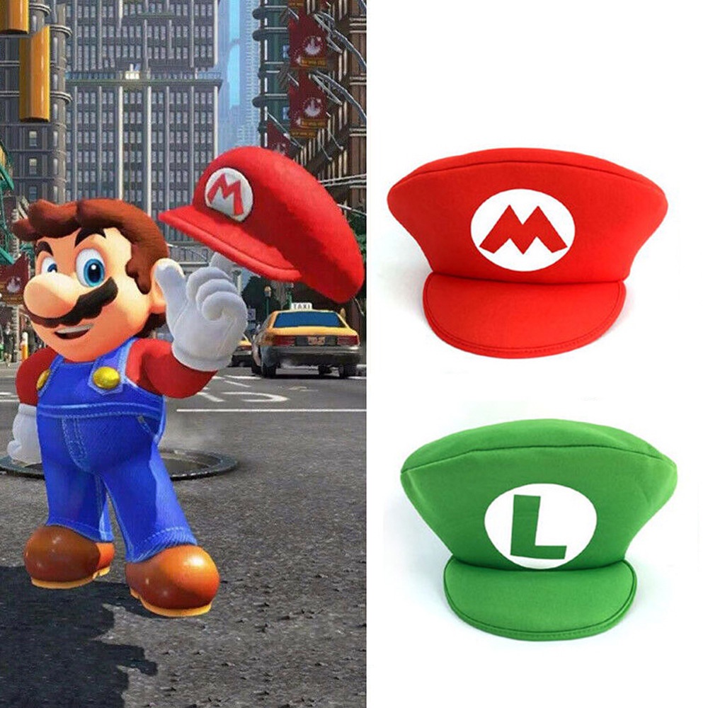 Gorra Mario Bros, Luigi, Para Niños