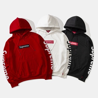 Supreme sudadera roja hot sale