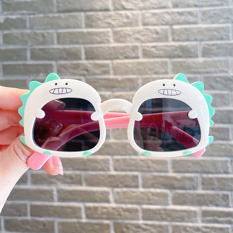 Gafas De Sol Para Niños Con Diseño De Dinosaurio - Protección UV Para Niños De 3 A 10 Años - Incluye Funda Blanda De Dinosaurio