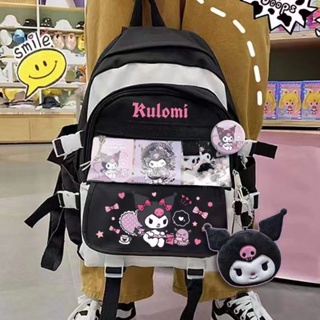 Sanrio Kuromi Canela Lindo Bolso Escolar De Dibujos Animados