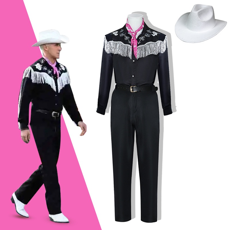 Para la película Barbie Ken cosplay Halloween disfraz uniforme hombre mujer  vestido de fantasía