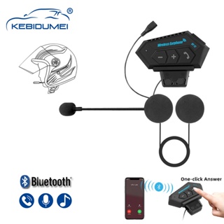 Kebidumei Moto Bluetooth Interphone Casque Casque Intercomunicador