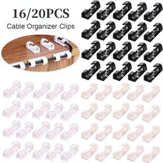 5 Unids/set Clips Para Cables Organizador De Cables De Escritorio Soporte Para  Cables Sistema De Gestión De Cables Clips Para Cables Gestión De Bridas Para  Cables Para Su Escritorio, Multiusos