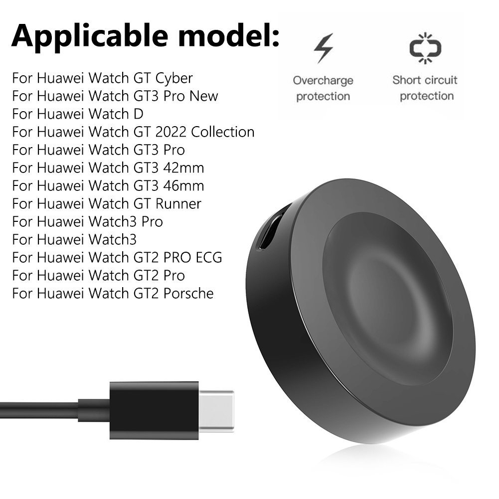 Cable De Carga USB Para Huawei Watch GT2 GT3 Pro GT Runner D Soporte De  Muelle Inalámbrico Cargador De Reloj Magnético