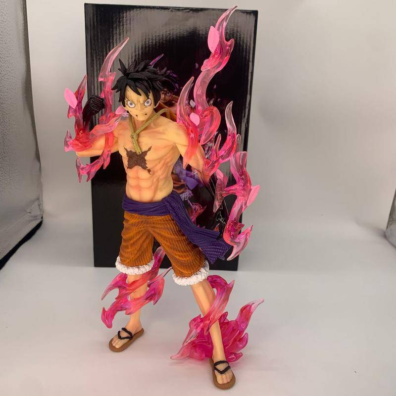 32cm Rey De Los Ladrones Gk Segundo Grado Liu Sakura Luffy Forma Completa Pose Modelo Buen Tipo 