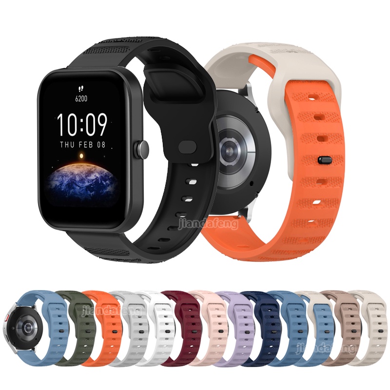 Correa Deportiva De Silicona Con Hebilla Para Huami Amazfit Bip 3 Pro U pop  Youth S Lite De Reloj De Repuesto