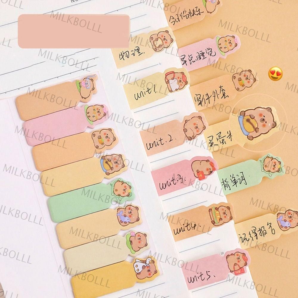 MILKBOLLL Capybara Note Tabs , Lindo Calendario De Dibujos Animados ...