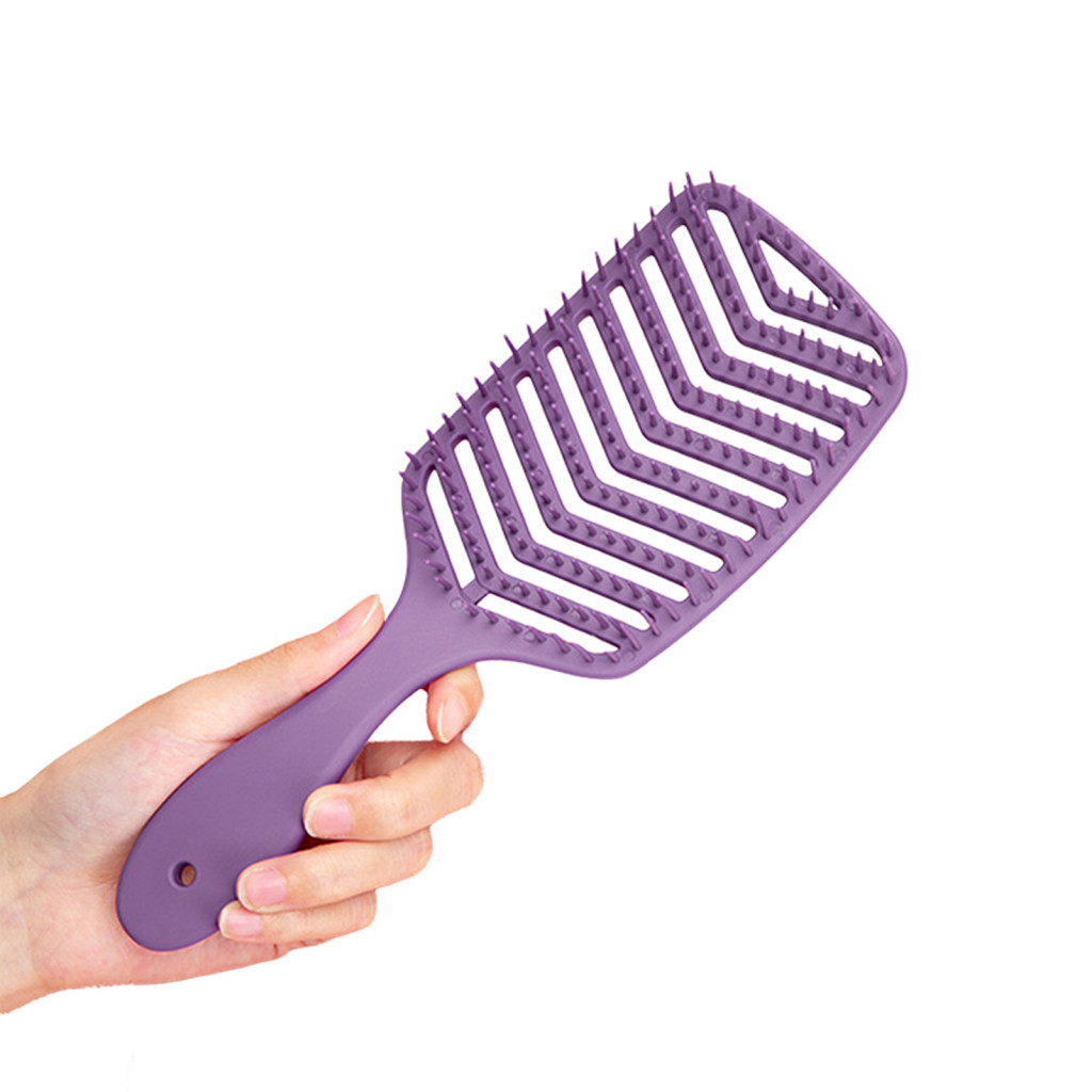 Hair Styling Brush Quick-drying Comb Portable Anti-static Vented for ...