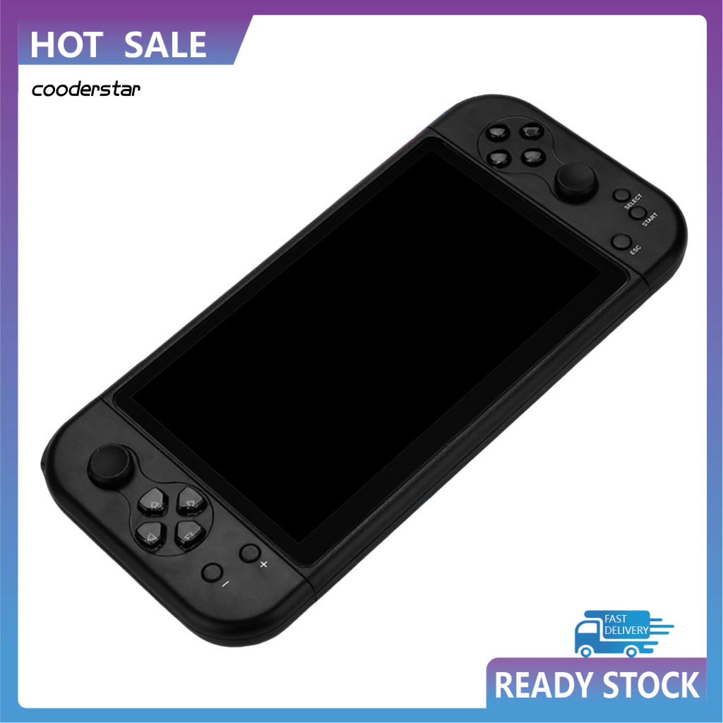 Handheld Game Console 7-inch Kids Portable Retro with 1000 Games Screen ...