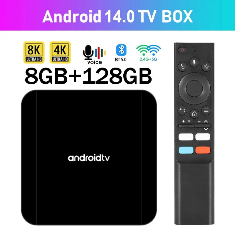 TV98 ATV Plus Android 14 Allwinner H313 Cuatro Núcleos 4G 5G Doble Wifi ...