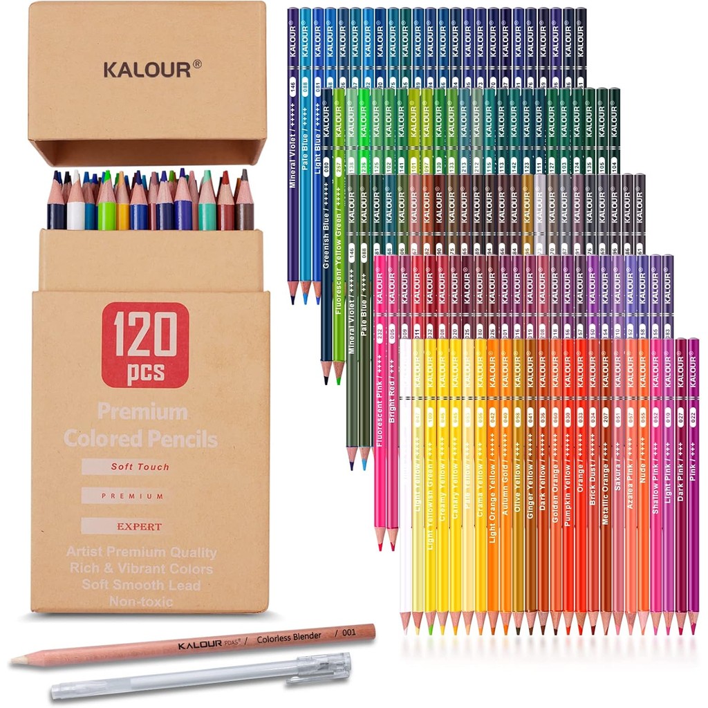 160 Lápices De Coloración De Artista, Lápices De Color Aceite Para