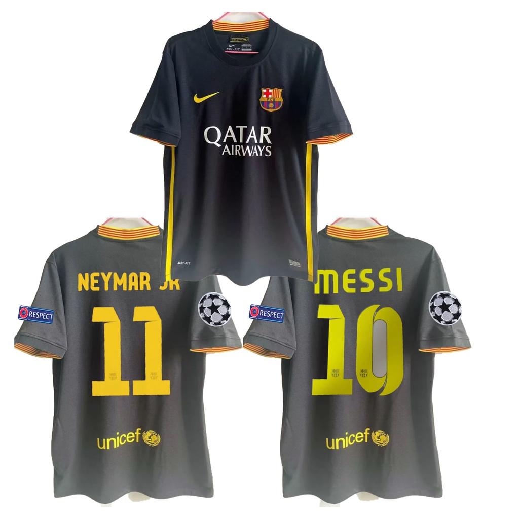 [Edición Retro] 13 14 Barcelona away BASA messi neymar Camiseta De ...