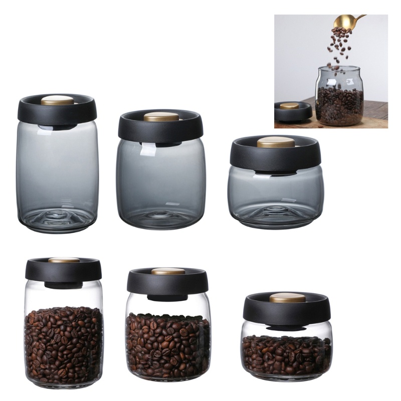 Bote de café de acero inoxidable con una cuchara bote hermético - China Bote  de café y Sellado de vidrio precio