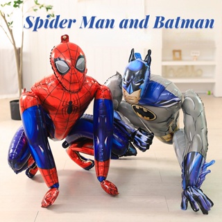  Globos de superhéroe para niños, cumpleaños, baby shower,  decoración de fiesta temática de superhéroes (araña) : Juguetes y Juegos
