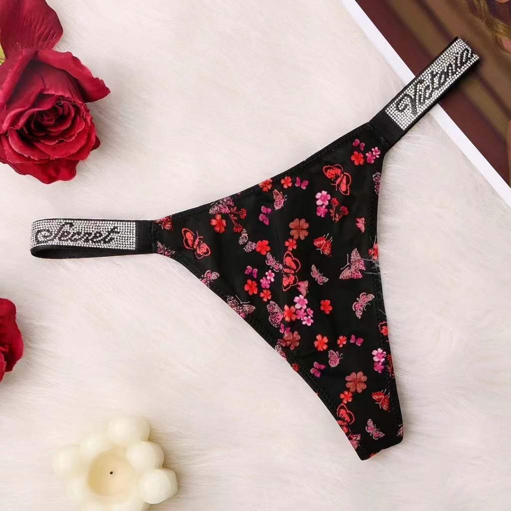 No 1 Victoria Mujeres Bragas Sin Costuras Letras De Lujo Diamantes N O 1 x Confort Saten Marca Diseno Ropa Interior Imitacion Tangas Shopee Colombia