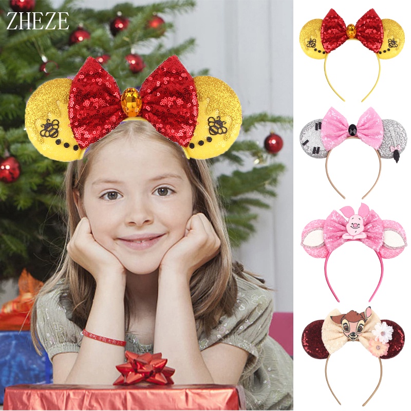 Disney Navidad Accesorios Para El Cabello Para Niña Minnie Mouse