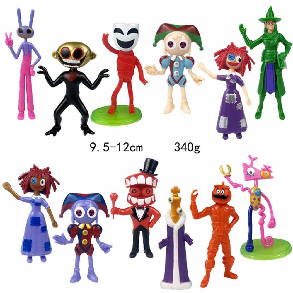 El Increíble Circo Digital Jax Pomni Mini Figuras De Acción PVC Muñeca  Juguetes Niño | Shopee Colombia