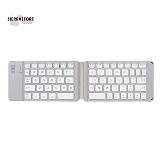 seenda Teclado Bluetooth plegable para viajes, teclado plegable inalámbrico  portátil con teclado numérico, teclado recargable de tamaño completo para
