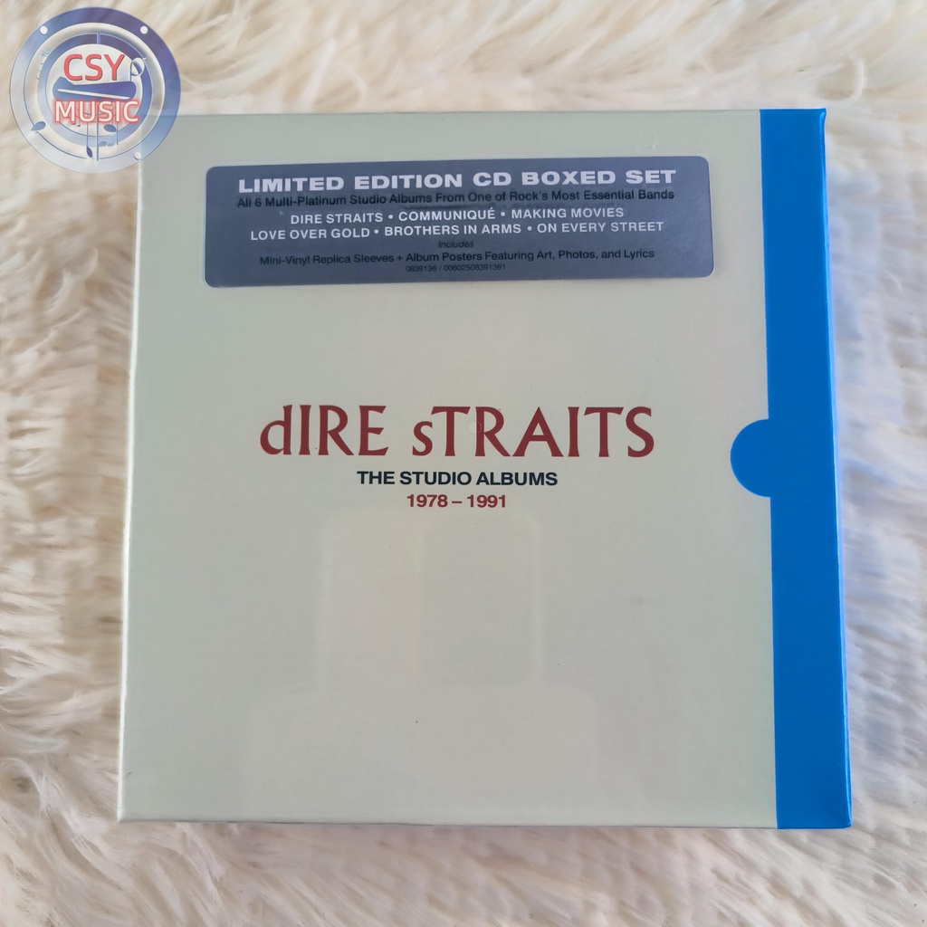 Dire Straits The Studio Albums 1978-1991 CD Box Set 6 discs (2020
