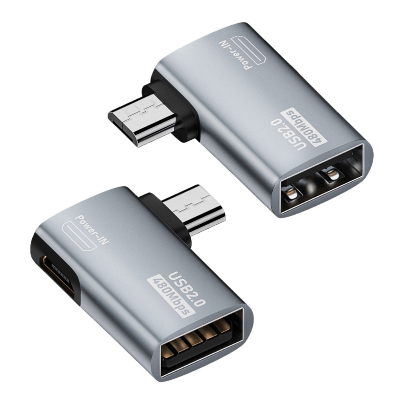 Ejecutar Port Til Micro Usb Macho A Hembra Adaptador Otg Conectar El