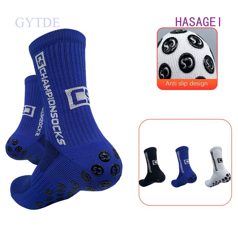 MENDENG Calcetines antideslizantes de fútbol para hombre, calcetines de  hospital antideslizantes para entrenamiento, calcetines atléticos