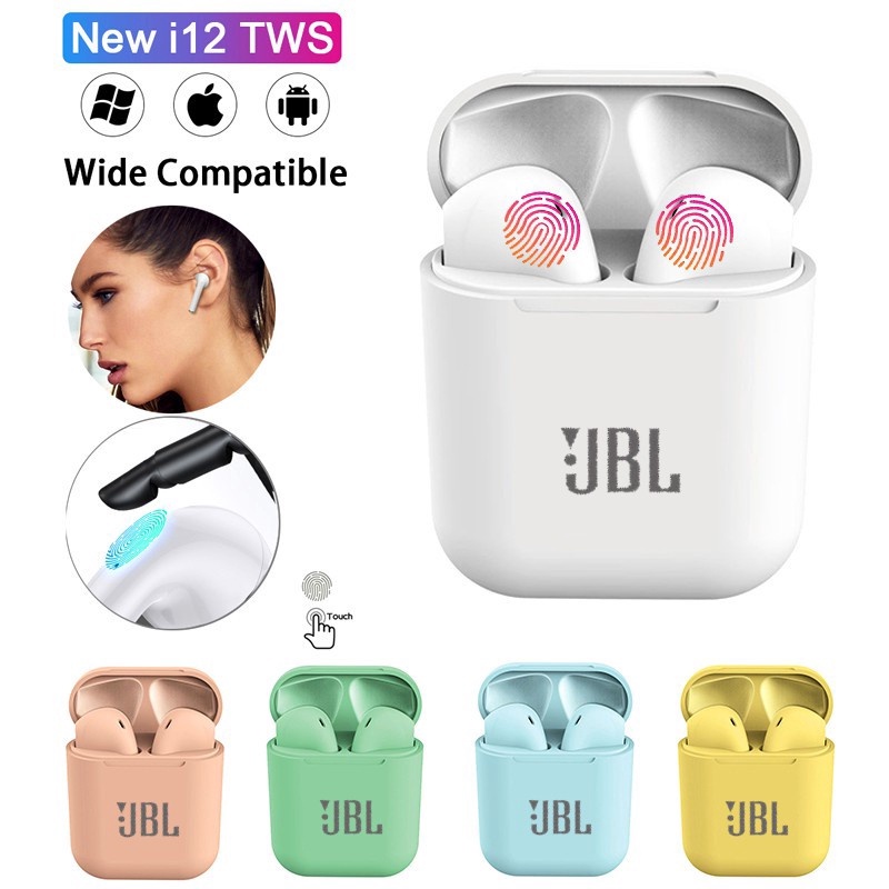 Original JBL i12 TWS Auriculares Inal mbricos Est reo 5.0