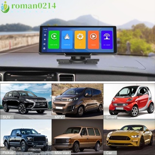  Pantalla de coche inteligente estéreo para 12 V 24 V camión Van  7 '' IPS pantalla táctil inalámbrica Carplay Android Auto Bluetooth 5.0  manos libres espejo enlace para Android/iOS con cámara : Electrónica