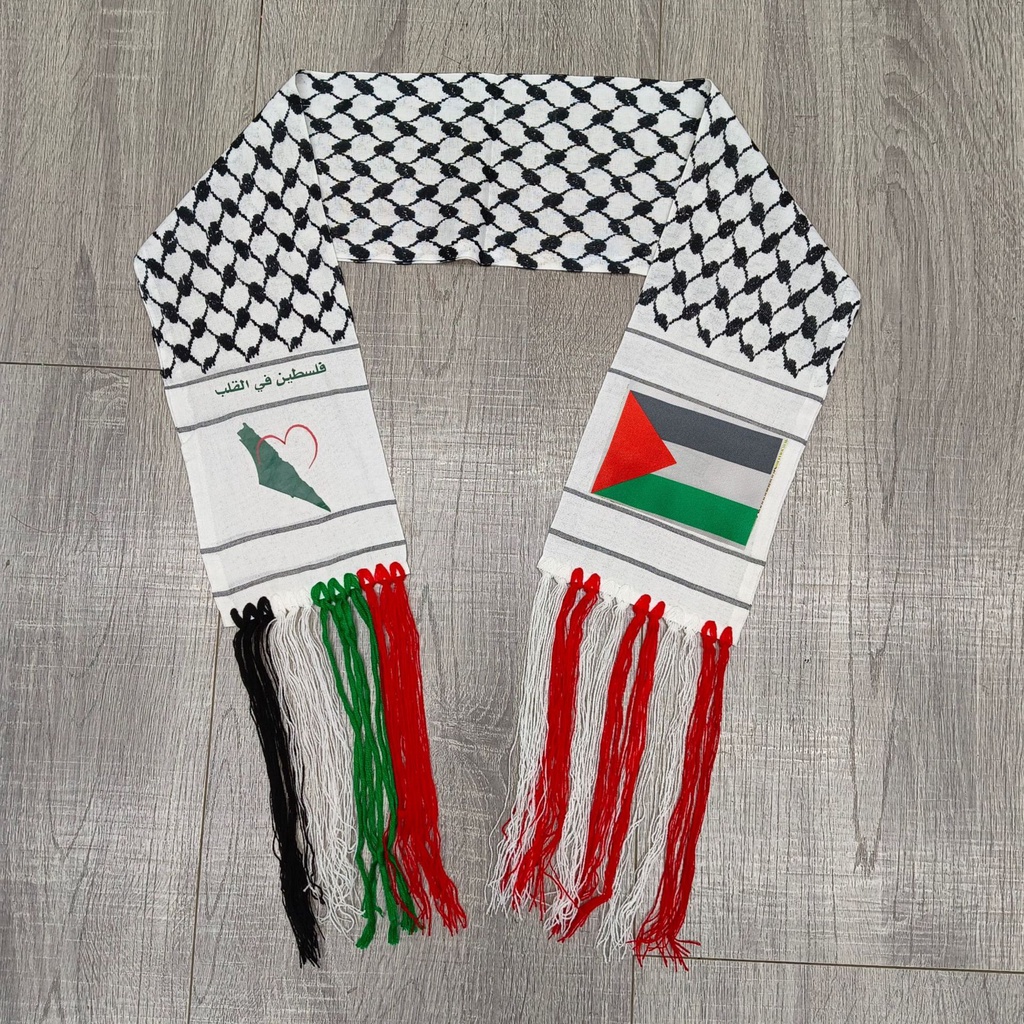 Bandera Palestina 10 x 15 cm. •