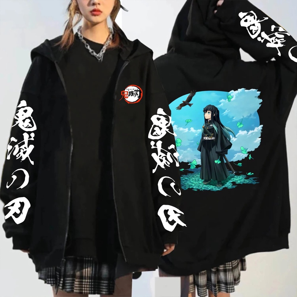 Sudadera Hombre Sudadera Kamado Nezuko Con Cremallera Estilo